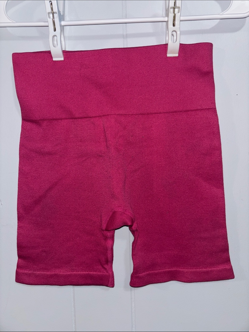 High-Rise Ribbed Bike Shorts